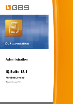 iQ.Suite 18.1 für IBM Domino