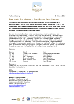 Jazz in der Dorfstrasse