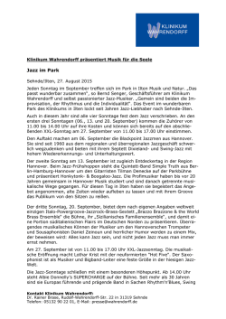 jazz im park - Klinikum Wahrendorff