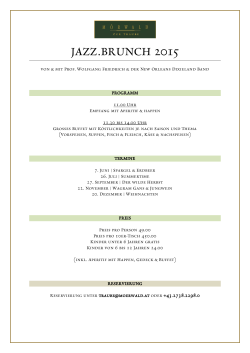 JAZZ.BRUNCH 2015