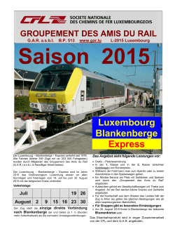 Luxembourg Blankenberge Express