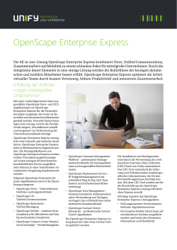 OpenScape Enterprise Express