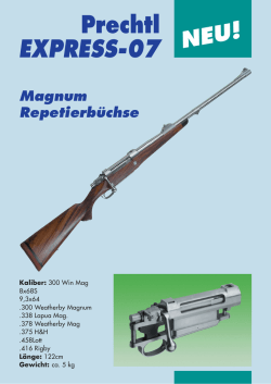 Prechtl Express 07 Magnum Repetierb&uuml;chse