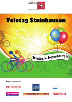 Programm - Veloclub Steinhausen