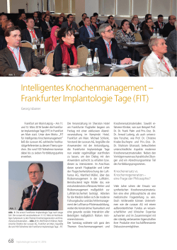 Frankfurter Implantologie Tage (FIT)