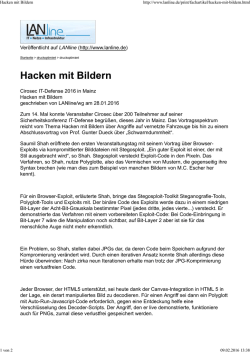 Hacken mit Bildern - it