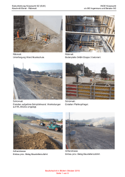 Baufortschrit in Bildern Oktober 2015 Seite 1 von 5