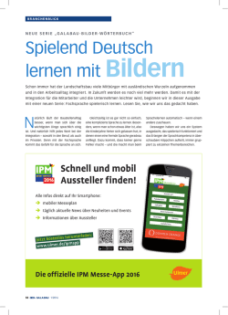 Einf&uuml;hrung in das GaLaBau-Bilder