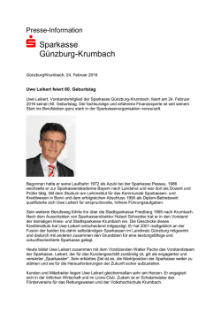 Helmut Traut feiert 40-j&auml;hriges Dienstjubil&auml;um