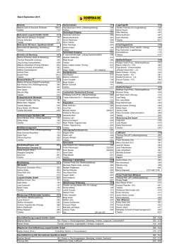 Telefonliste  - Schäfer & SIS Interlogistik