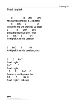 Gnad regiert