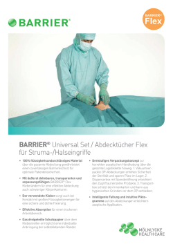 BARRIER Flex Universal Set Struma-/Halseingriffe