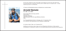 Arnold Demetz
