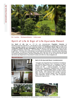Spirit of Life & Sign of Life Ayurveda Resort