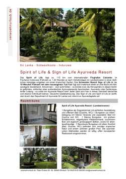 Spirit of Life & Sign of Life Ayurveda Resort