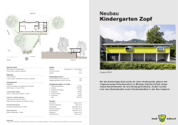 Neubau Kindergarten Zopf