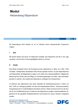 Heisenberg-Stipendium