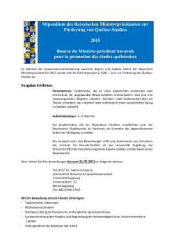 Aushang-Quebec-Stipendium-2015