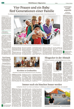 Vier Frauen und ein Baby: f&uuml;nf Generationen einer Familie