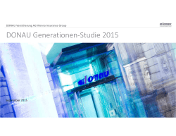DONAU Generationen-Studie 2015