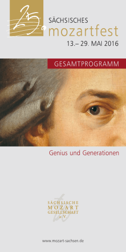 GesamtproGramm Genius und Generationen