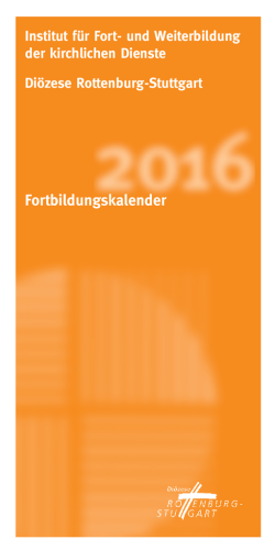 Inhalt 2016 - Institut für Fort