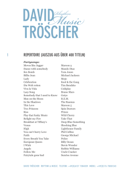 Rhythm - David Tröscher