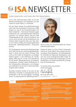 ISA-Newsletter 02