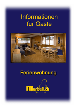 Ferienwohnung Murbeli.ch - 1 - Ferienwohnung Murbeli Adelboden