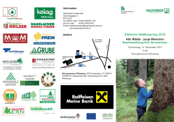 Steirischer Waldbauerntag 2015 Alte Wälder