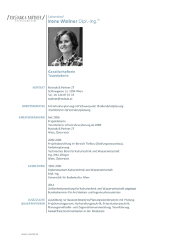 Irene Wallner Dipl.-Ing.