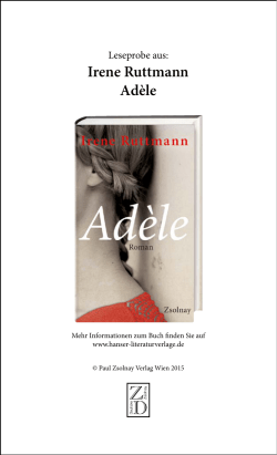 Irene Ruttmann Ad&egrave;le