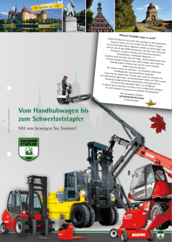 aktuelle angebote - Sachsenstapler GmbH