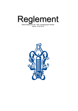 Reglement Version 2016 - ASC