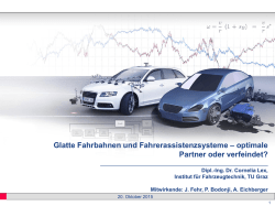 Glatte Fahrbahnen und Fahrerassistenzsysteme