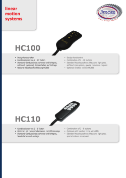 HC110 HC100 - &Uuml;ber limoss