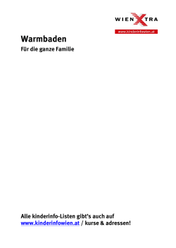 Warmbaden
