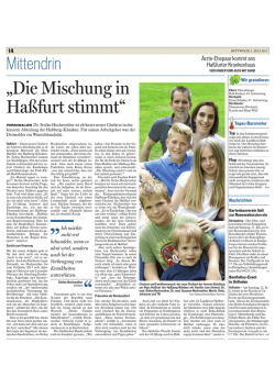 Die Mischung in Haßfurt stimmt - Haßberg