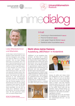 Inhalt - Universit&auml;tsmedizin Rostock