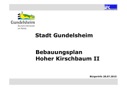 PPP Gundelsheim - Hoher Kirschbaum II