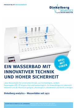 ein wasserbad mit innovativer technik und hoher sicherheit
