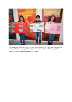 Im Jahrgang sieben haben die Sch&uuml;lerinnen und Sch&uuml;ler anstelle