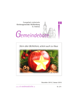 Gemeindebot emeindebote - Evang.