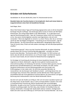 Gr&uuml;nden mit Sicherheitsnetz - Home Instead Seniorenbetreuung