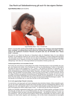 Selbstbestimmung - Atheisten-Info