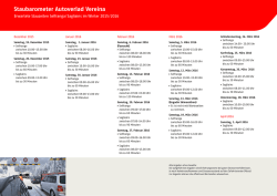 Staubarometer Autoverlad Vereina