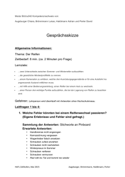 Gespr&auml;chsskizze und Leitfragen