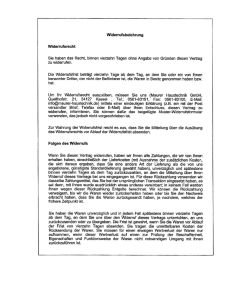 Widerrufsbelehrung - Maurer Haustechnik GmbH