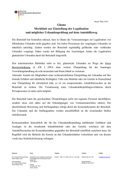 Briefkopf Botschaft - Auswärtiges Amt Berlin