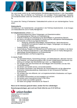 Die union-boden gmbh ist als marktorientiertes